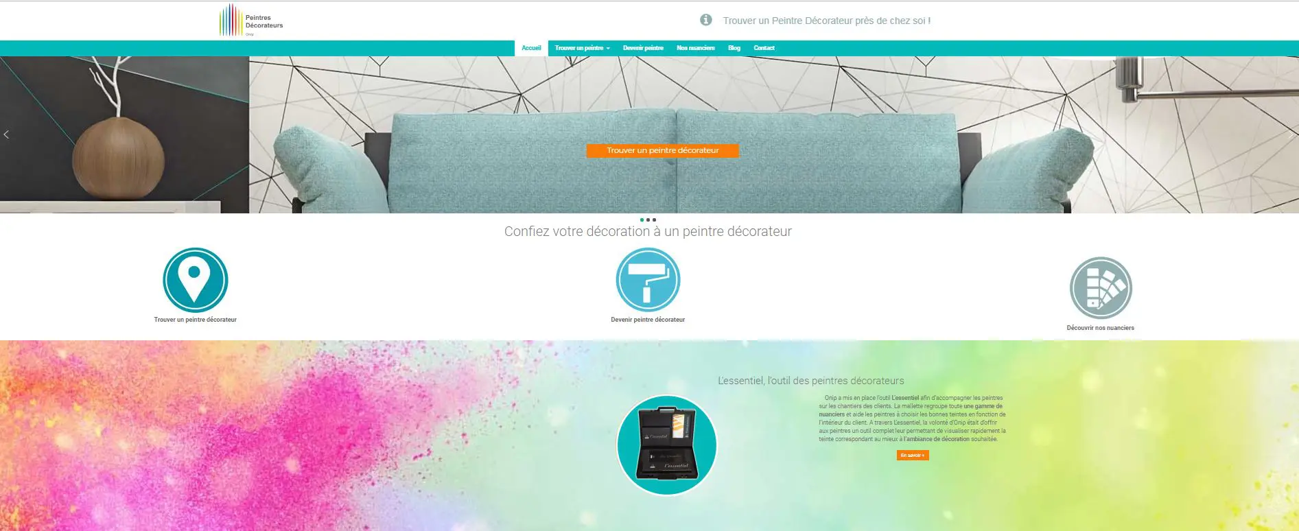 Site décorateurs Onip