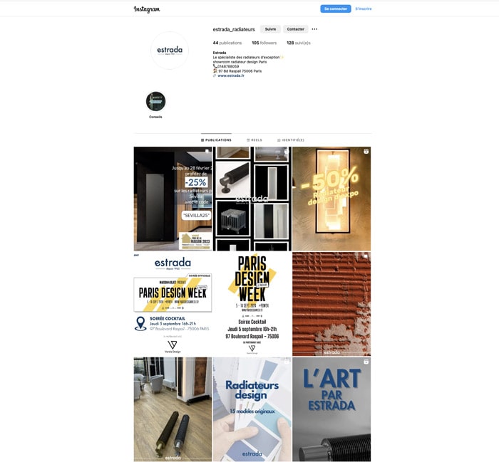 instagram Estrada Radiateurs génie climatique
