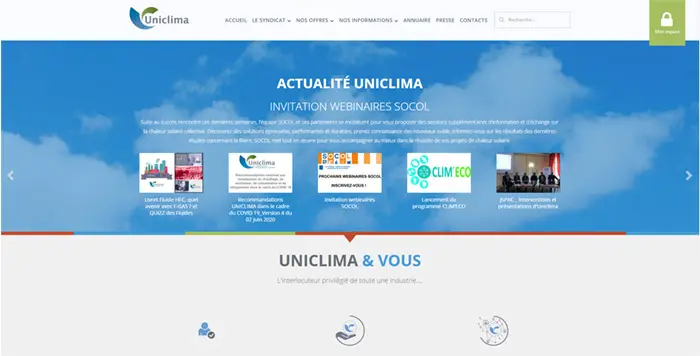 site-web-genie-climatique-uniclima