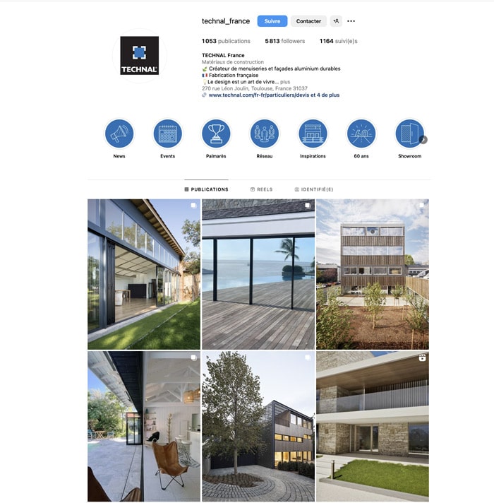 instagram technal menuiserie extérieure