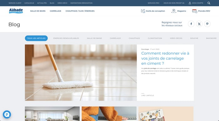blog Espace Aubade salle de bain