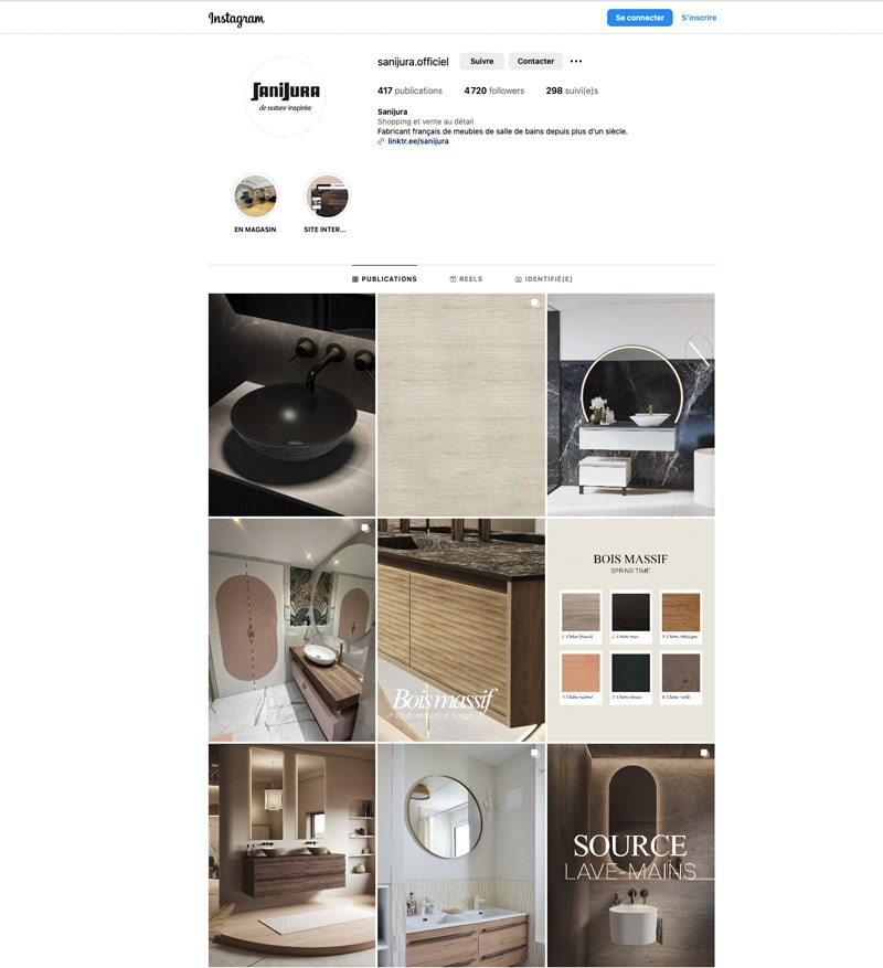 instagram SANIJURA salle de bain