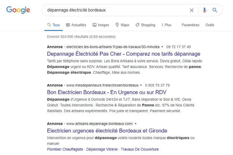 googleads-depannage-electricite