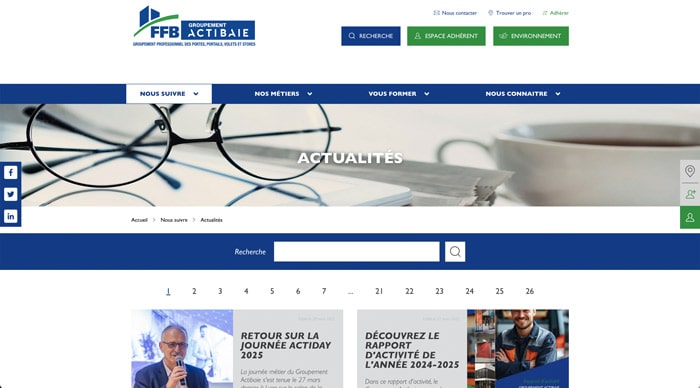 blog actualités Actibaie fermeture