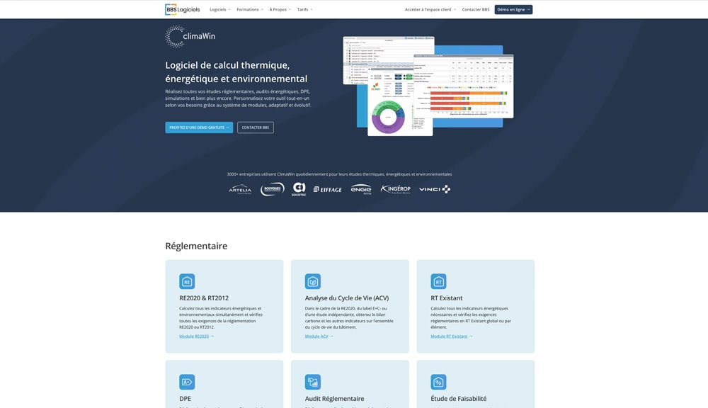 Site web BBS logiciel Climawin