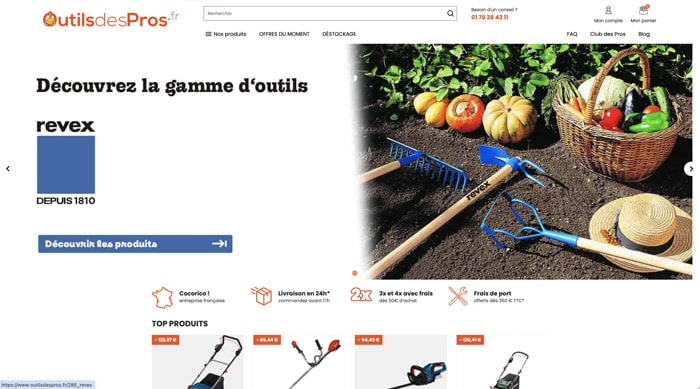 site web outils des pros outillage électrique