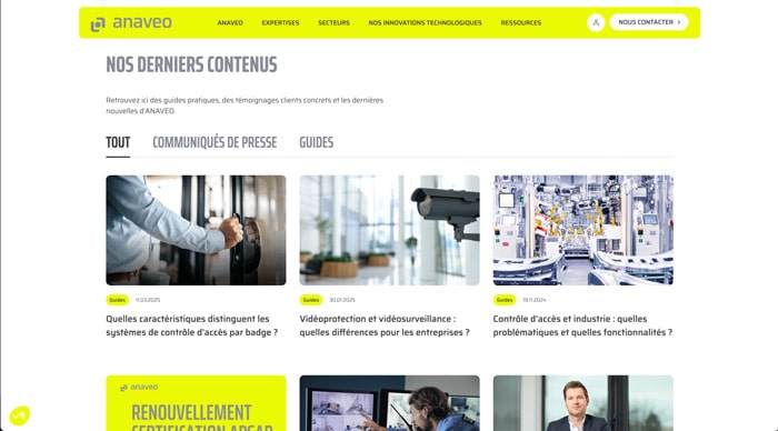 blog Anaveo sécurité électronique