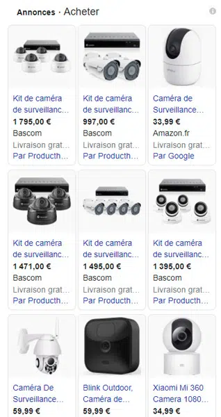 google shopping sécurité