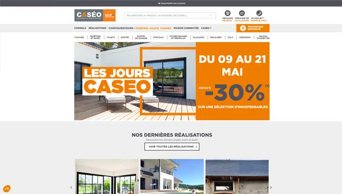 site web véranda caséo