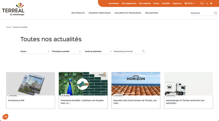 blog contenu Terreal maçonnerie