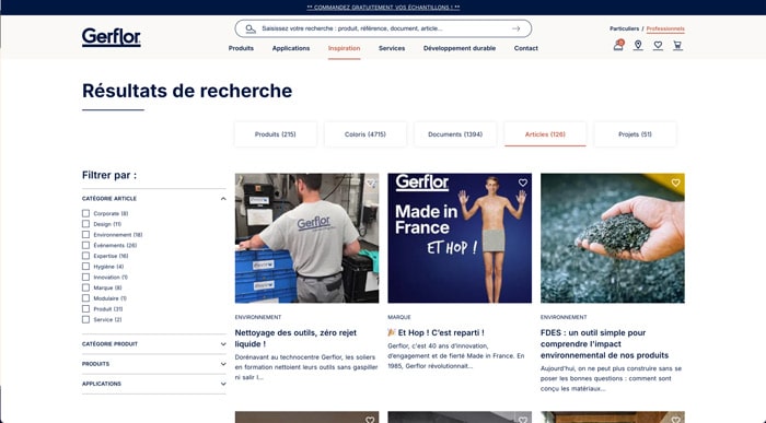 blog actualités Gerflor revêtement de sol