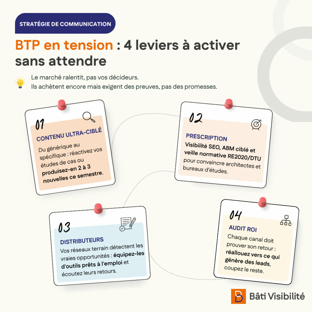 4 leviers activer BTP tension